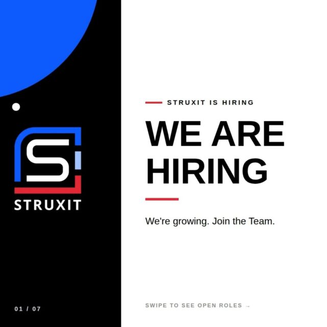 We're growing. Join the Team. 🚀
STRUXIT is hiring — Site Engineers, Structural & Civil BIM Specialists/Draughts people, and Civil & Structural Engineers across Pretoria, Stellenbosch and KZN. Our 2027 Graduate Programme is also open now.
Swipe through to see the roles →
To Apply send your CV + Academic Record to talent@struxit.com
#NowHiring #Engineering #STRUXIT #Careers